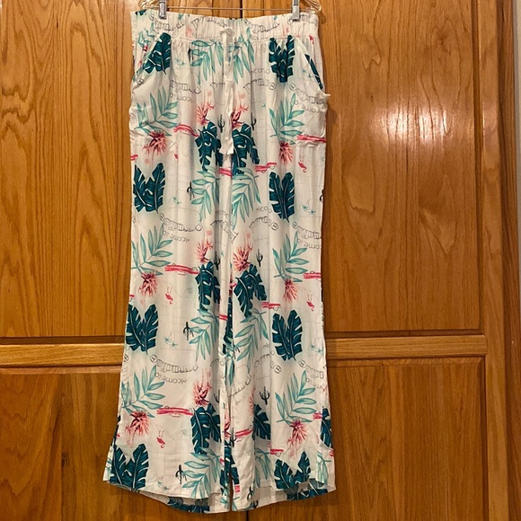 Lane Bryant Intimates & Sleepwear 82 Flamingo Tropical Pajama Pants Lane Bryant Plus Size